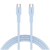 Kabel USB-C–USB-C CANYON OnWire 60CL 60 W 1 m jasnoniebieski. Dokładny wariant CND-CCAP60AB10LBL.