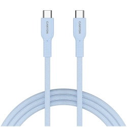 CANYON Kabel OnWire 60CL C-C 60W w oplocie 1 m Niebieski