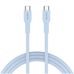 Kabel USB-C–USB-C CANYON OnWire 60CL 60 W 1 m jasnoniebieski. Dokładny wariant CND-CCAP60AB10LBL.