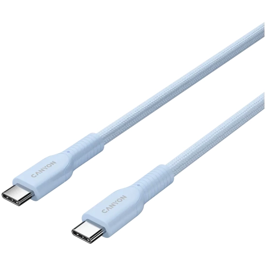CANYON Kabel OnWire 60CL C-C 60W w oplocie 1 m Niebieski