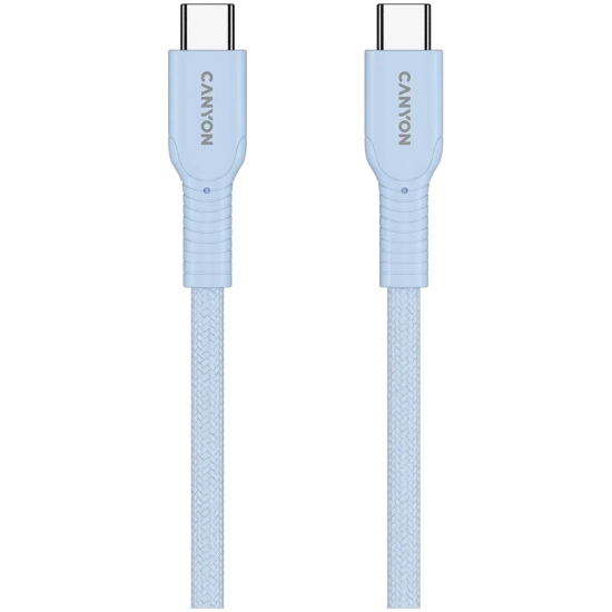 CANYON Kabel OnWire 60CL C-C 60W w oplocie 1 m Niebieski