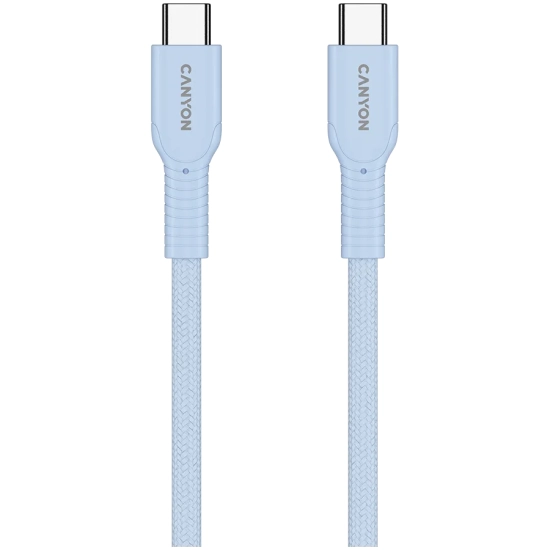 Canyon Kabel USB-C–USB-C OnWire 60CL 60 W 1 m jasnoniebieski