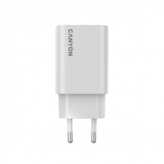 CANYON Ładowarka sieciowa OnCharge 30CL 30W 1xPD UK Biała