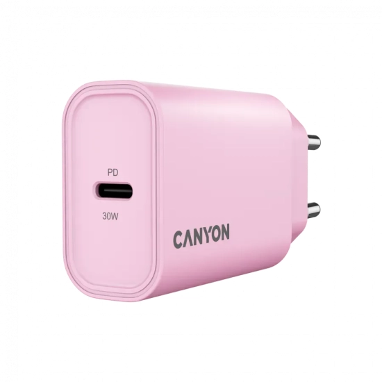 CANYON Ładowarka OnCharge 30CL 30W USB-C EU różowa