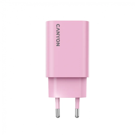 CANYON Ładowarka sieciowa OnCharge 30CL 30W 1xPD EU Różowa
