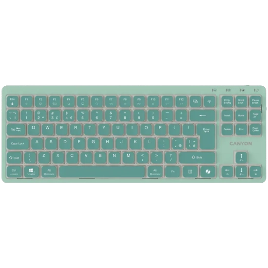 Klawiatura CANYON OnType 10 mechaniczna TKL zielona
