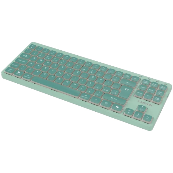 Klawiatura CANYON OnType 10 mechaniczna TKL zielona