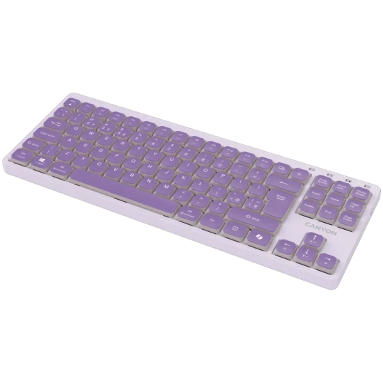 Klawiatura CANYON OnType 10 mechaniczna TKL fioletowa