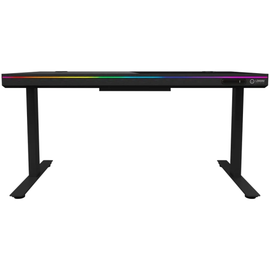 Lorgar Biurko elektryczne DP80G ze szklanym blatem