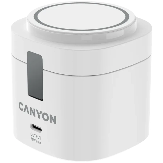 CANYON Stacja OnCharge 405 Qi2 4w1 z ładowarką 65W biała