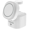 CANYON Stacja ładująca 4w1 bezprzew. 30W z kablem 1m biała