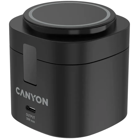 CANYON Stacja OnCharge 405 Qi2 4w1 z kablem 1 m czarna