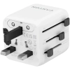 CANYON Adapter podróżny OnTour One EU UK US AUS biały