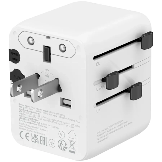 Canyon Adapter podróżny OnTour 20 W CNS-TA20W1005W