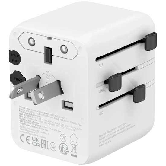 Canyon Adapter podróżny OnTour 20 W CNS-TA20W1005W