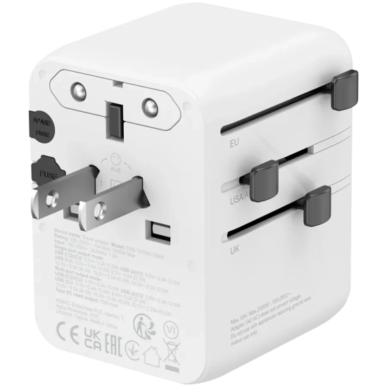 Canyon Adapter podróżny OnTour 70 W CNS-TA70W1006W