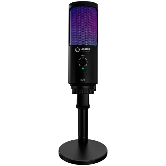 Lorgar Mikrofon USB SMP40 gamingowy kardioidalny czarny