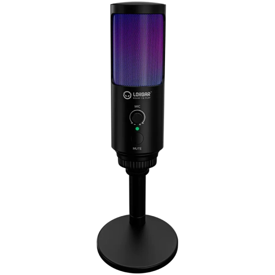 Lorgar Mikrofon USB SMP40 gamingowy kardioidalny czarny
