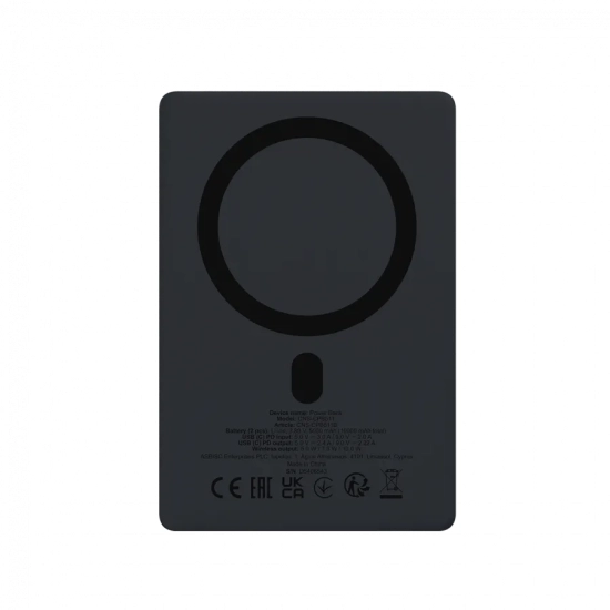 CANYON Powerbank OnPower 511 Magnet. PD 20W 10000mAh Grafit