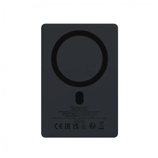 CANYON Powerbank OnPower 511 MagSafe 10000 mAh 20W czarny