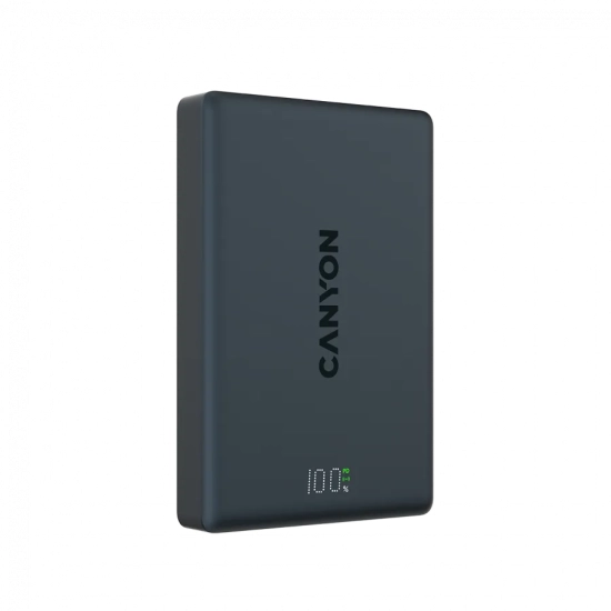 CANYON Powerbank OnPower 511 Magnet. PD 20W 10000mAh Grafit