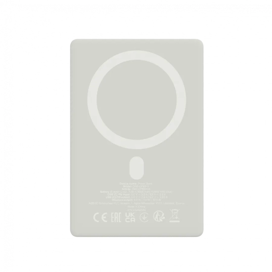 CANYON Powerbank OnPower 511 Magnet. PD 20W 10000mAh Beżowy