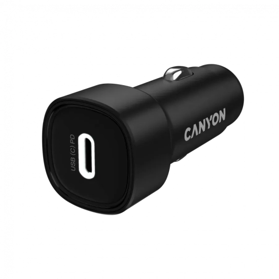 CANYON Ładowarka samochodowa OnDrive 30 30W USB-C czarna