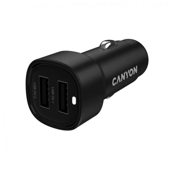 Canyon OnDrive 24 ładowarka 24 W 2xUSB-A CNE-CCABR2AA