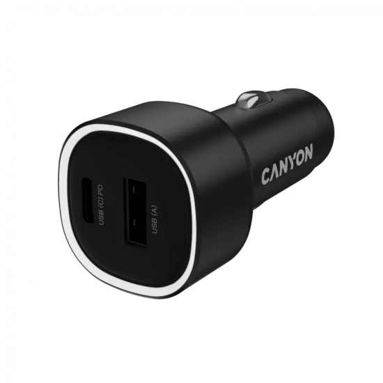 Ładowarka samochodowa CANYON OnDrive 48 USB-C USB-A