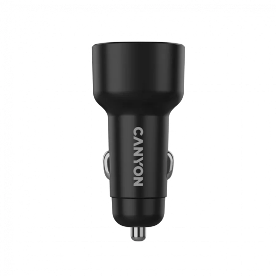 CANYON Ładowarka samochodowa OnDrive 85 PD 85W USB-A+USB-C czarna