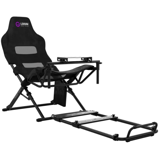 Kokpit sim racing LORGAR RAF1 składany czarny