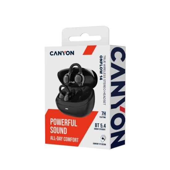 Canyon Słuchawki Ear Clips OWS OnFlow 14 Czarne