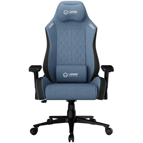 Fotel gamingowy LORGAR Pro CHA41 niebiesko-biały