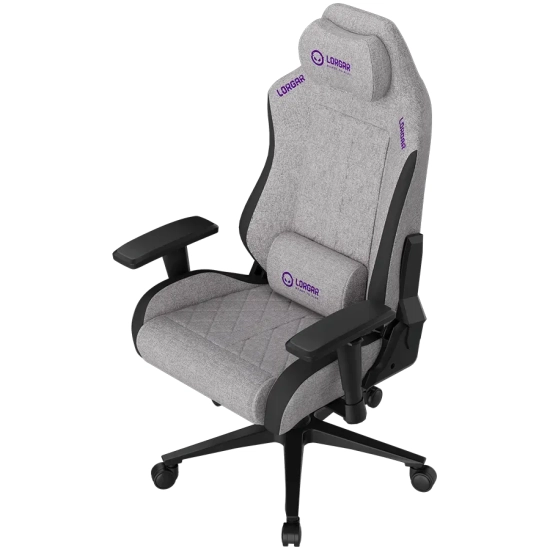 Fotel gamingowy LORGAR Pro CHA41 szaro-fioletowy