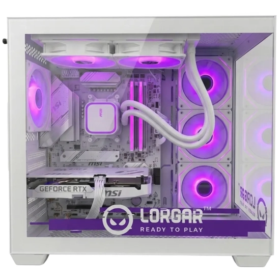 Lorgar Komputer PCA201-WH Ryzen 5 7500F RTX 5060 Ti biały