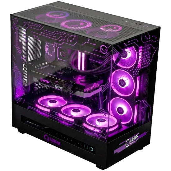 Lorgar Komputer PCP401-BK Ryzen 7 7800X3D RTX 5070 Ti czarny