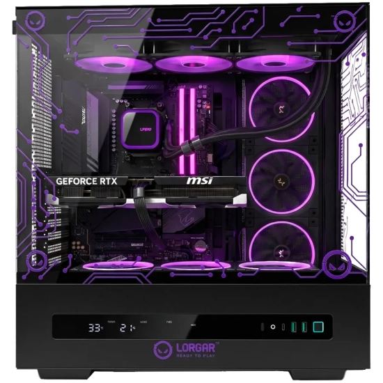 Lorgar Komputer PCP401-BK Ryzen 7 7800X3D RTX 5070 Ti czarny