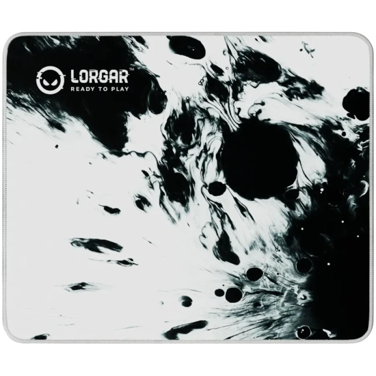 Podkładka pod mysz LORGAR MPA14M 360x300 mm biało-czarna