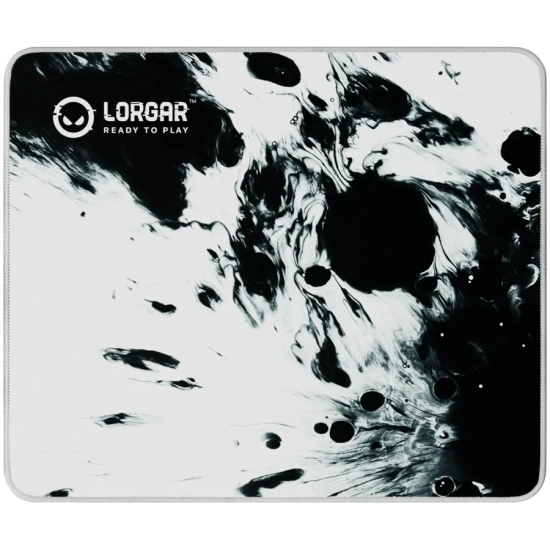 Podkładka gamingowa LORGAR Advanced MPA14M 360×300×3 mm w kolorze czarno-białym