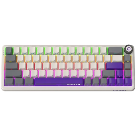 Klawiatura przewodowa gamingowa Lorgar KBA41M 65% Retro