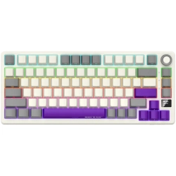Klawiatura przewodowa gamingowa Lorgar Toxic Purple KBA4175 82 klawisze