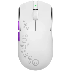 Mysz bezprzewodowa gamingowa Lorgar MSP81W Pro biała PixArt 3950