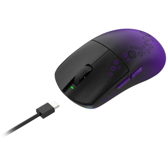 Mysz bezprzewodowa gamingowa Lorgar MSA21 czarna PixArt 3315