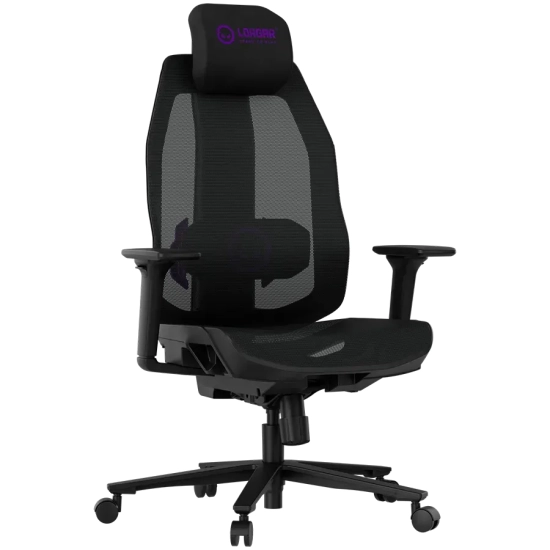 Fotel gamingowy LORGAR CHP51 Pro czarno-fioletowy