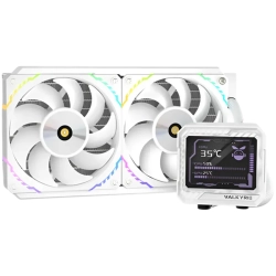 Chłodzenie wodne Valkyrie V240 LCD White 240 mm