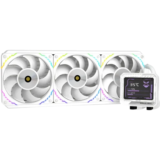 Chłodzenie wodne Valkyrie V360 LCD White 360 mm