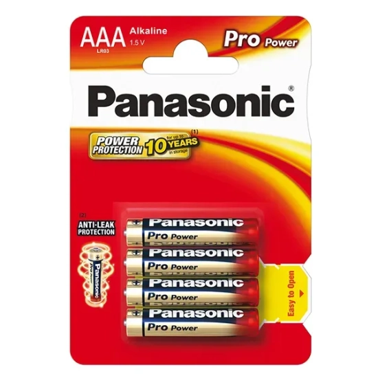 Baterie Panasonic Pro Power AAA alkaliczne 4 szt. 265899