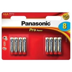 Baterie Panasonic Pro Power AAA alkaliczne 8 szt. 265949