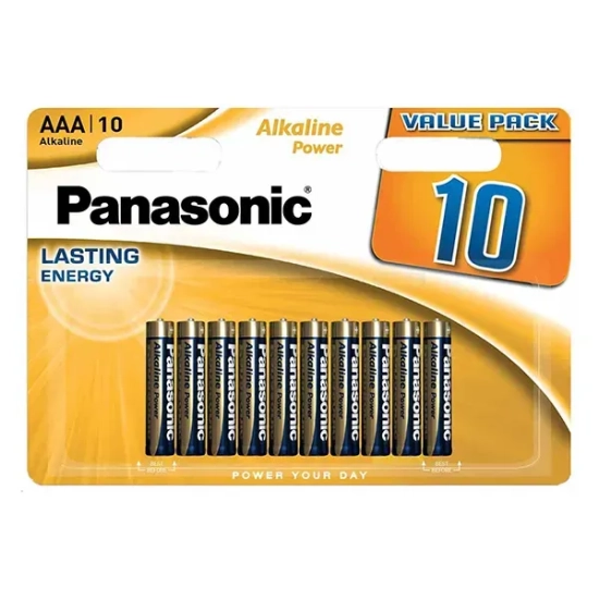 Baterie Panasonic Alkaline Power AAA alkaliczne 10 szt.