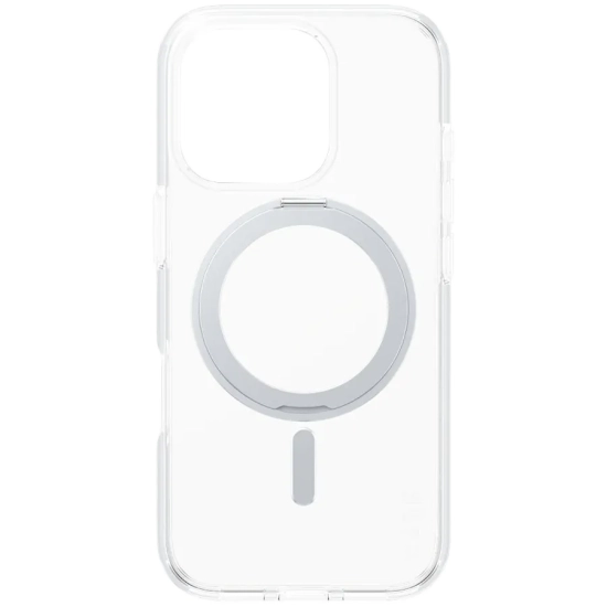 PANZERGLASS Feature Case Transparent w. Silver Kickstand & MagSafe iPhone